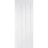 Minimalist Wardrobe Door & Frame Kit - Two Coventry Panel Doors - White Primed 