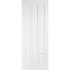 Two Sliding Wardrobe Doors & Frame Kit - Coventry Panel Door - White Primed