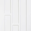 Three Sliding Wardrobe Doors & Frame Kit - Coventry Panel Door - White Primed