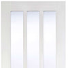 Four Sliding Wardrobe Doors & Frame Kit - Coventry Panel Door - White Primed