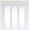 Four Sliding Wardrobe Doors & Frame Kit - Coventry Panel Door - White Primed