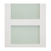 Coventry White Primed Shaker Door Pair - Frosted Glass