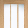 coventry contemporary oak door clear safety glass 1