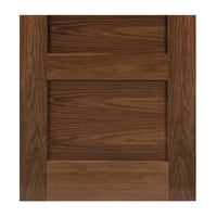 Two Folding Doors & Frame Kit - Coventry Walnut Shaker 2+0 - Prefinished