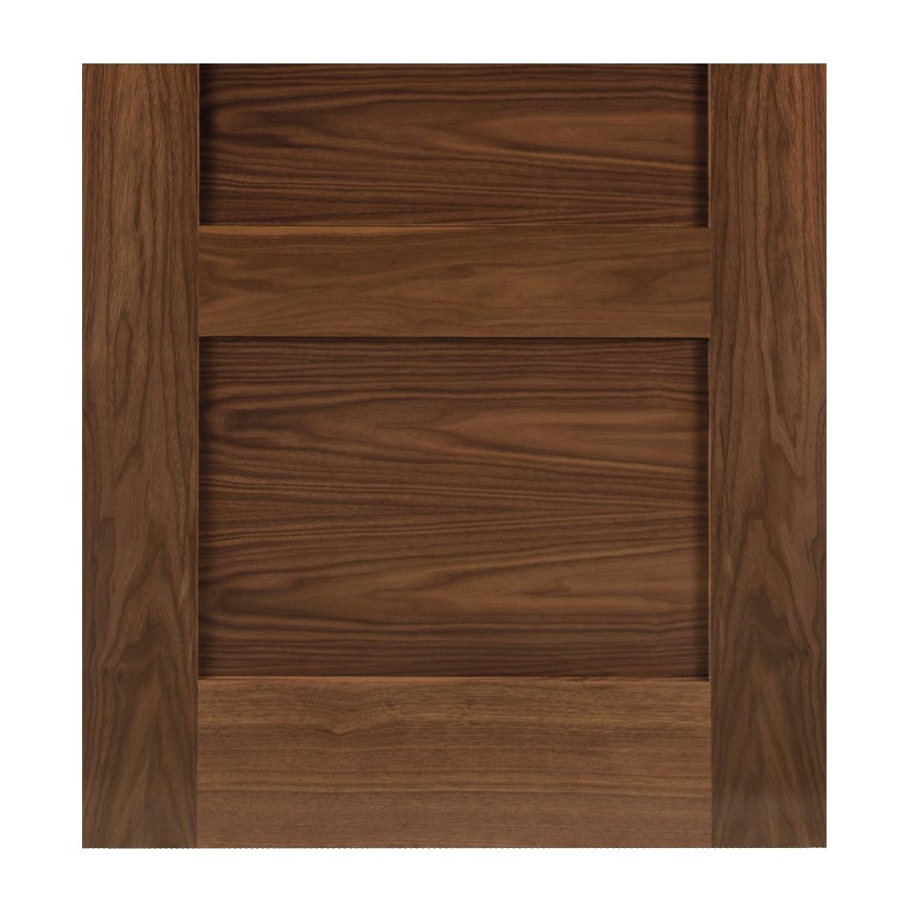 Coventry Walnut Shaker Style Single Evokit Pocket Door Detail - Prefinished