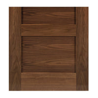 Coventry Walnut Shaker Style Double Evokit Pocket Door Detail - Prefinished