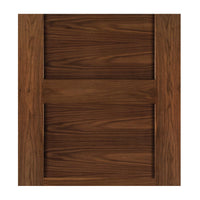 Walnut veneered interior door