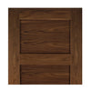 Coventry Walnut Shaker Style Absolute Evokit Double Pocket Door Detail - Prefinished