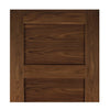 Coventry Walnut Shaker Style Absolute Evokit Double Pocket Door Detail - Prefinished