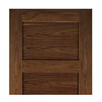 Two Folding Doors & Frame Kit - Coventry Walnut Shaker 2+0 - Prefinished