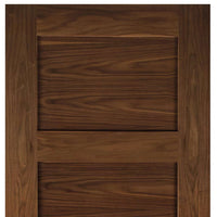 Three Folding Doors & Frame Kit - Coventry Walnut Shaker 2+1 - Prefinished