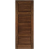 Coventry Walnut Veneer Shaker Style Staffetta Twin Telescopic Pocket Doors - Prefinished