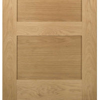 Four Folding Doors & Frame Kit - Coventry Shaker Oak 2+2 - Unfinished