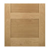 Coventry Shaker Style Oak Single Evokit Pocket Door Detail - Unfinished