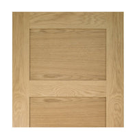 Coventry Shaker Style Oak Veneer Staffetta Quad Telescopic Pocket Doors - Unfinished