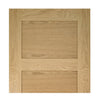 Coventry Shaker Style Oak Absolute Evokit Single Pocket Door Detail - Unfinished