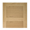 Coventry Shaker Style Oak Absolute Evokit Double Pocket Door Detail - Unfinished