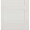 Three Folding Doors & Frame Kit - Coventry Shaker 3+0 - White Primed