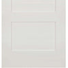 Three Folding Doors & Frame Kit - Coventry Shaker 3+0 - White Primed