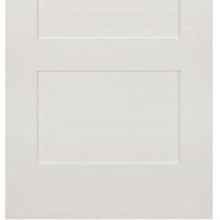 Five Folding Doors & Frame Kit - Coventry Shaker 3+2 - White Primed