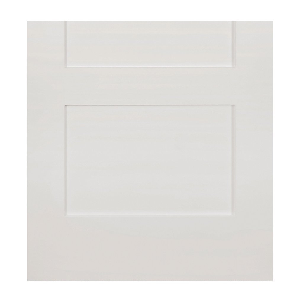 Coventry Shaker Double Evokit Pocket Door Detail - White Primed