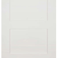 Five Folding Doors & Frame Kit - Coventry Shaker 3+2 - White Primed