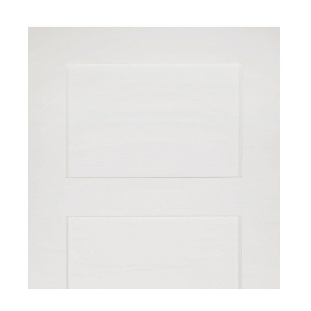 Two Folding Doors & Frame Kit - Coventry Shaker 2+0 - White Primed