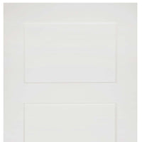 Three Folding Doors & Frame Kit - Coventry Shaker 3+0 - White Primed