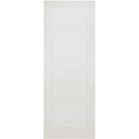 Two Folding Doors & Frame Kit - Coventry Shaker 2+0 - White Primed