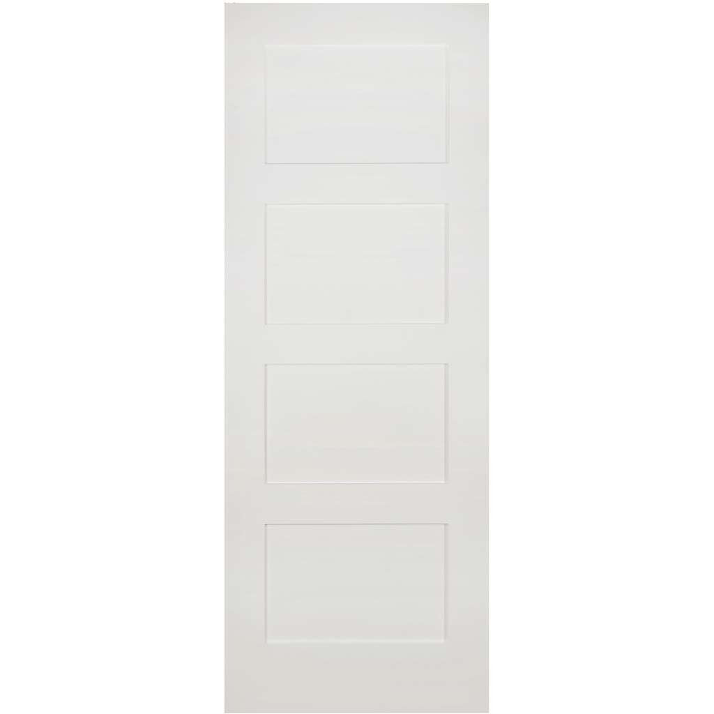 Five Folding Doors & Frame Kit - Coventry Shaker 3+2 - White Primed