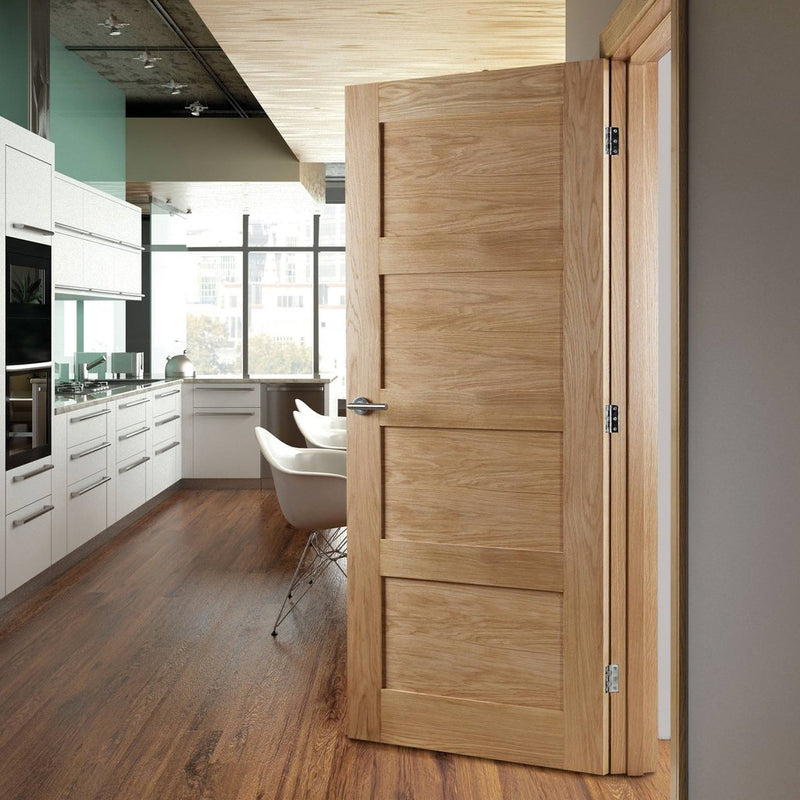 Coventry Shaker Style Oak Internal Door - Unfinished – Direct Doors