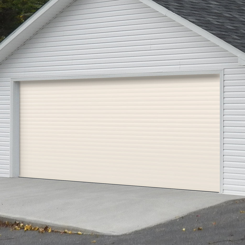 Gliderol Electric Insulated Roller Garage Door from 3360 to 4290mm Wide - Cream