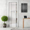 Crichton 8mm Obscure Glass - Clear Printed Design - Single Evokit Glass Pocket Door
