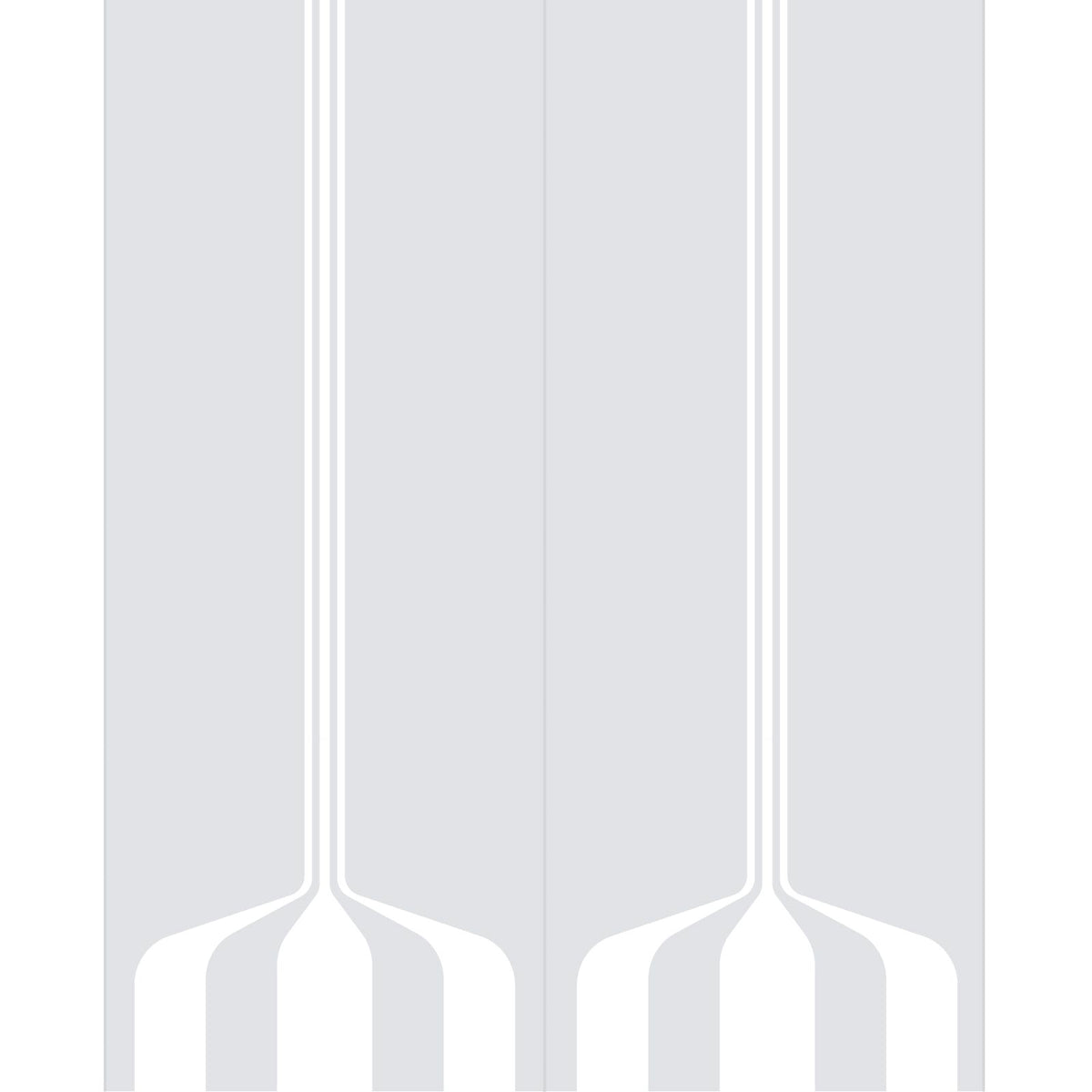Double Glass Sliding Door - Crombie 8mm Clear Glass - Obscure Printed Design - Planeo 60 Pro Kit