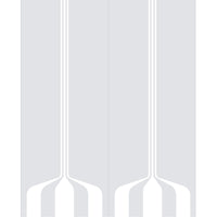 Double Glass Sliding Door - Crombie 8mm Clear Glass - Obscure Printed Design - Planeo 60 Pro Kit