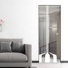 Crombie 8mm Clear Glass - Obscure Printed Design - Single Absolute Pocket Door