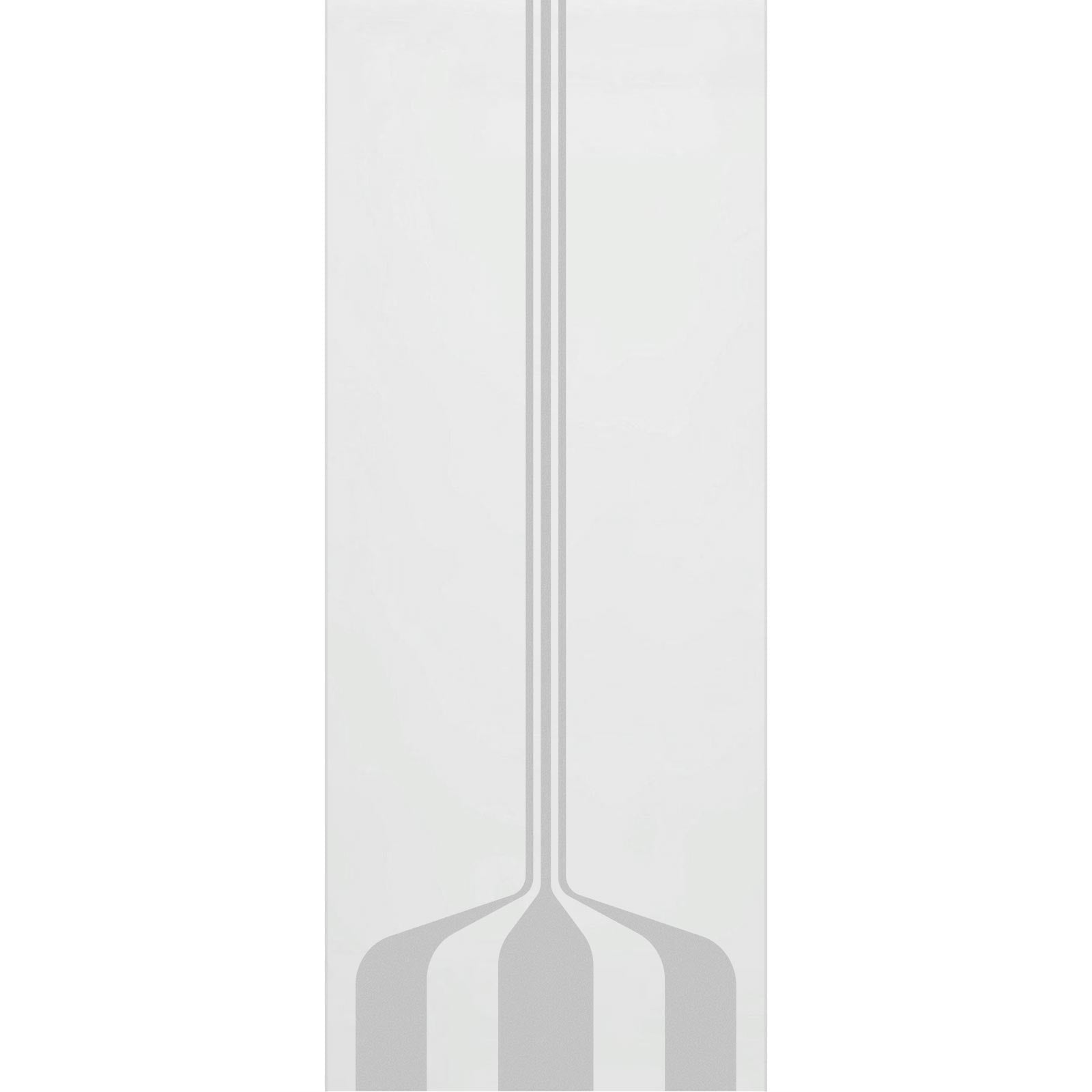 Single Glass Sliding Door - Crombie 8mm Obscure Glass - Obscure Printed Design - Planeo 60 Pro Kit