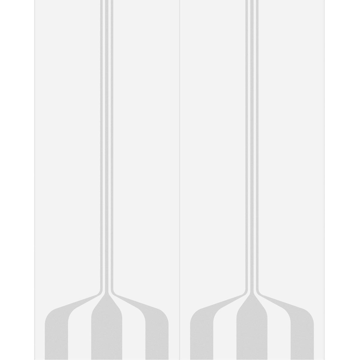 Double Glass Sliding Door - Crombie 8mm Obscure Glass - Obscure Printed Design - Planeo 60 Pro Kit