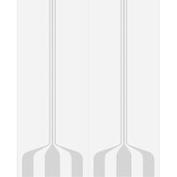 Double Glass Sliding Door - Crombie 8mm Obscure Glass - Obscure Printed Design - Planeo 60 Pro Kit
