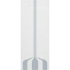Crombie 8mm Obscure Glass - Clear Printed Design - Double Absolute Pocket Door