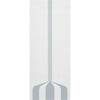 Crombie 8mm Obscure Glass - Clear Printed Design - Single Absolute Pocket Door