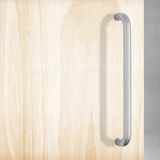 Image: D Pull Handles (Pair) in Satin Stainless Steel Finish 300mm