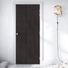 Bespoke Door - Flush American Dark Grey Ash Veneer - Prefinished