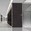 Bespoke Fire Door - Flush American Dark Grey Ash Veneer - 60 Minute Fire Rated - Prefinished