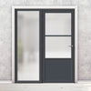 Room Divider - Handmade Eco-Urban® Berkley Door DD6309F - Frosted Glass - Premium Primed - Colour & Size Options