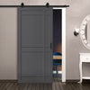 Bespoke Top Mounted Sliding Track & Solid Wood Door - Eco-Urban® Leith 9 Panel Door DD6316 - Premium Primed Colour Options