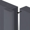 Thru Pairmaker - Dark Grey Primed - Converts two internal doors to a pair