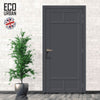 Sydney 5 Panel Solid Wood Internal Door UK Made DD6417 - Eco-Urban® Stormy Grey Premium Primed