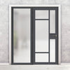 Room Divider - Handmade Eco-Urban® Jura Door DD6431F - Frosted Glass - Premium Primed - Colour & Size Options