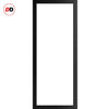 Bespoke Handmade Eco-Urban® Baltimore 1 Pane Single Evokit Pocket Door DD6301G - Clear Glass - Colour Options